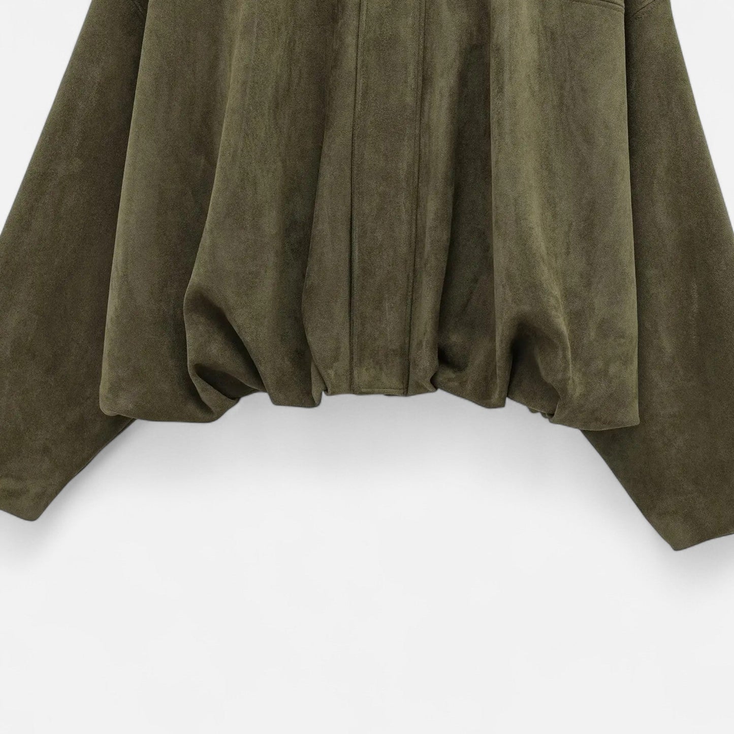 Chaqueta de Gamuza Clásica Mujer con Solapa